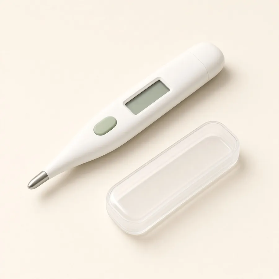 Digital stick thermometer, concept render
