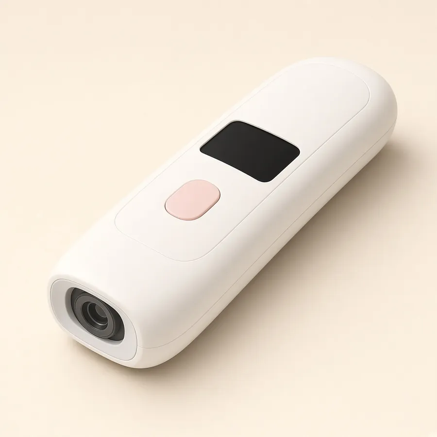 Forehead thermometer, concept render